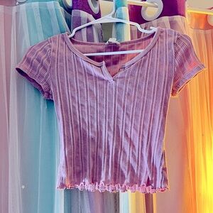 Aeropostale. Size small. Purple crop top.